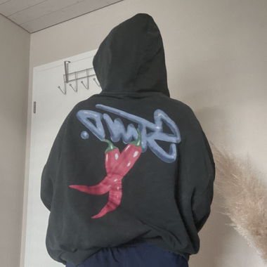 Pullover Hoodie schwarz