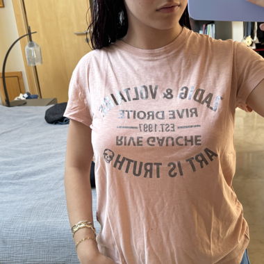 Zadig & Voltaire pink T-shirt 