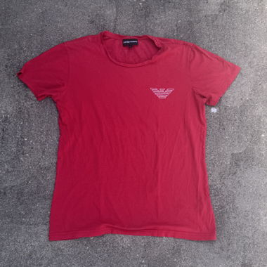 Emporio Armani Red y2k T-Shirt