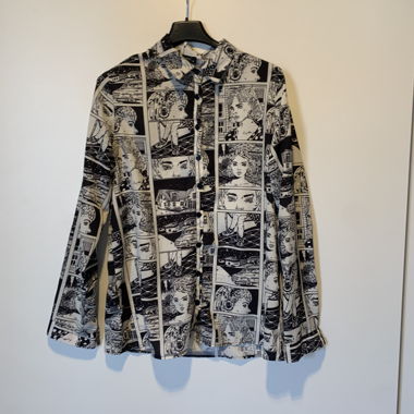 Blouse à imprimé graphique