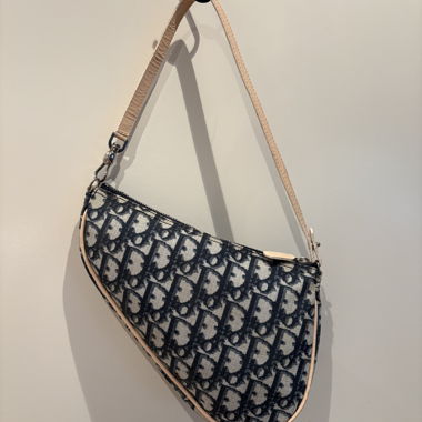 Dior saddle monogram shoulder bag