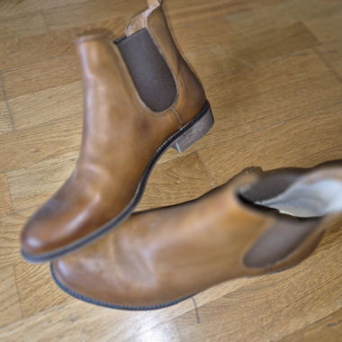 Lederstiefeletten