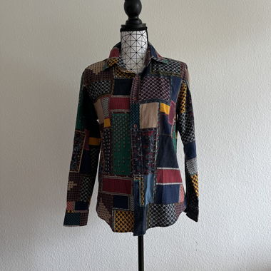 artsy vintage button-up