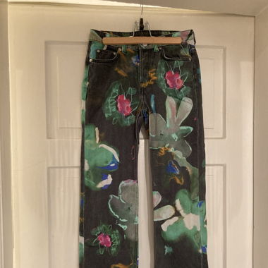 Weekday Jeans Hose abstraktes Muster