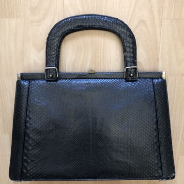 Sac à main vintage noir