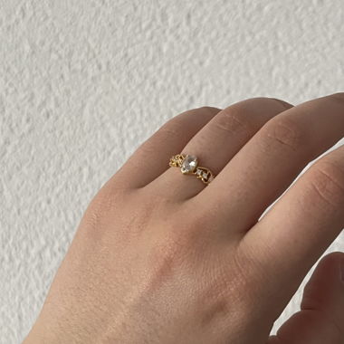 Handmade Vintage 18k Gold Ring