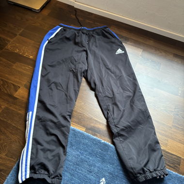 Adidas Trainingshose schwarz/blau