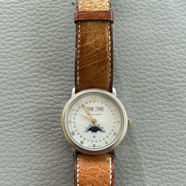 Blancpain Villeret Mondphase 18K Gold inkl. Box