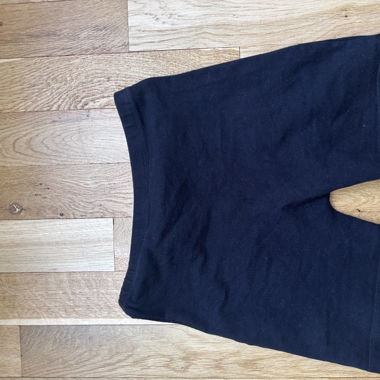 black biking shorts