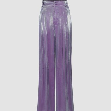 Purple Metallic Pants
