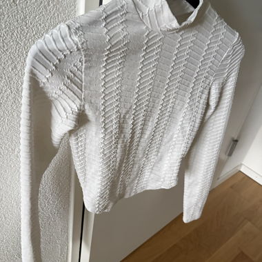 White Bershka Top Size XS