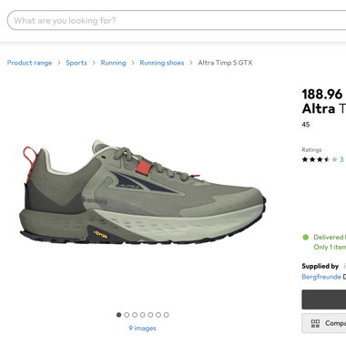 Altra Timp 5 GTX