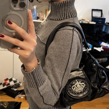 Cute Going Out Bag Y2k Black
