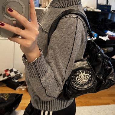 Sac de Sortie Mignon Y2k Noir