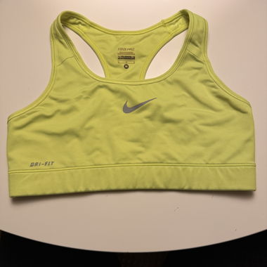 Nike Dri-FIT Sport-BH neon-gelb
