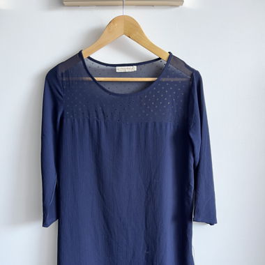 Vestito blu navy la petite étoile taglia S