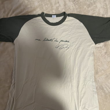 T-shirt Florent Pagny beige & kaki