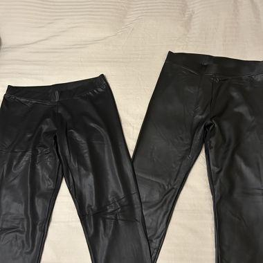 Lederleggins