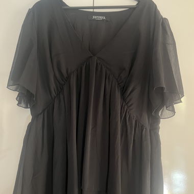Black Chiffon Dress