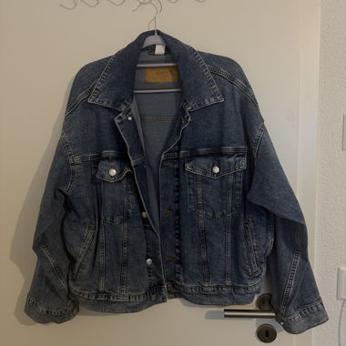 Veste en jean oversize bleu