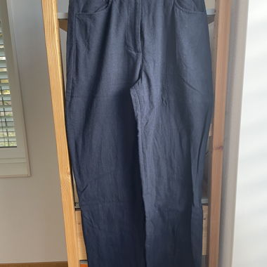 Pantaloni American Vintage blu navy