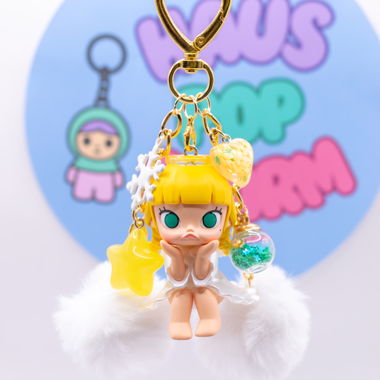 POP MART M0LLY Angel Schlüsselanhänger Bag Charm