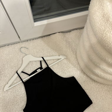 Crop top noir 