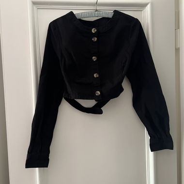Giacca corta nera ASOS