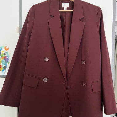 Blazer bordeaux H&M