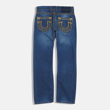 True Religion Men's Blue and Navy Jeans