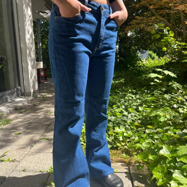 Blue Flared Jeans by Lee