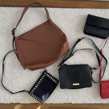 5 stylische Handtaschen-Set, TOP ZUSTAND!