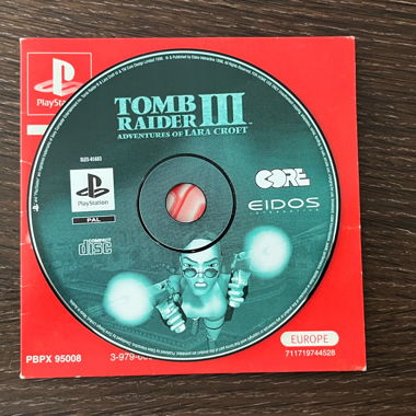 Jeu Tomb Raider III PS1