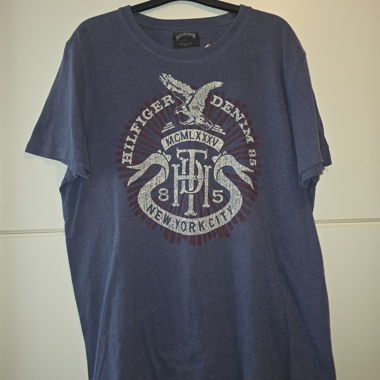 Tommy Hilfiger Denim Blue T-Shirt – Size XL
