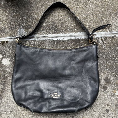 Borsa a tracolla Coach in pelle nera