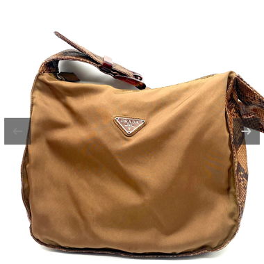 Prada Python Shoulder Bag
