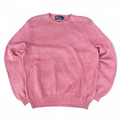 Maglione in maglia Polo Ralph Lauren con girocollo rosa
