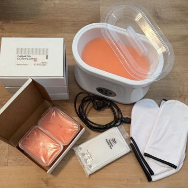 Set bagno in cera alla paraffina