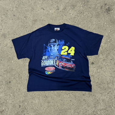 T-shirt Winner’s Circle Jeff Gordon bleu