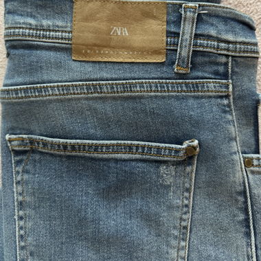 Jeans ZARA uomo EUR 44 azzurro chiaro