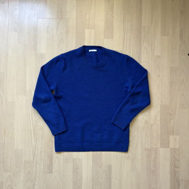 Maglione in maglia blu