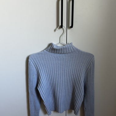 Bershka Ribbed Knit Turtleneck Sweater