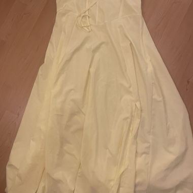 Yellow Strappy A-Line Dress