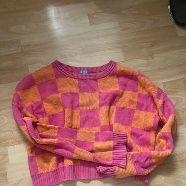 Karierter Pullover