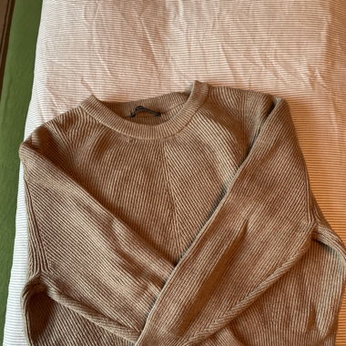 Strickpulli beige