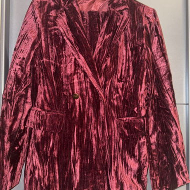 Burgundy Velvet Set 