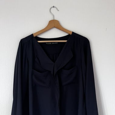 Blouse bleue Zara