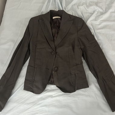 Veste de blazer vintage pour femme René Lezard Gr. 34 Y2K