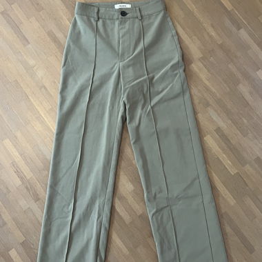 Pantalon en tissu vert