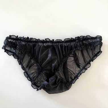 Slip in rete nero S/M